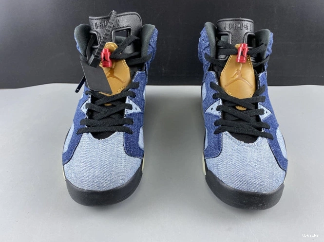 Rep TB Washed 6 Jordan Denim Air CT5350-401 0707